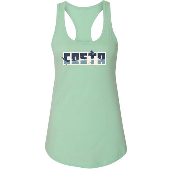 Costa Del Mar Women's Tank Size Large Mint - Picture 1 of 1